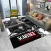 Film 3D Scarface Soggiorno Camera da Letto Divano Zerbino Decorazioni per la Casa Tappeto Antiscivolo Pavimento Salotto Tappeto Grande Area Tappetino Cucina Lavabile