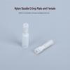 KT Nylon Bullet Double Crimp Male Fully Insulated Connector (0.5-078) Cold Crimp Terminal
