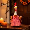 Garden Statue Accessories 1 Set Christmas Porch Goose Outfit Lace Princess Dress Halloween Clothes Costume for 23 Inch Statue Lawn Yard Patio Decor