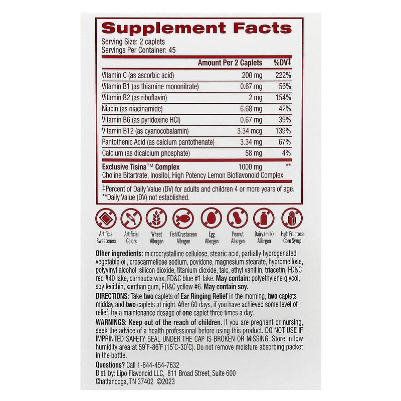 Lipo Flavonoid®, 90 Caplets