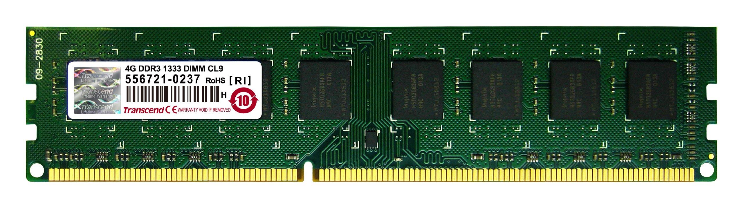 

Пам ять Transcend Desktop DDR3 1333 4GB 240pin DIMM TS512MLK64V3N PC3-10600 1.5V
