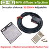 Red LED sensor photoelectric switch CX-441 CX-421 CX-481NPN PNP Diffusion Type Proximity Switch With Reflective Plate