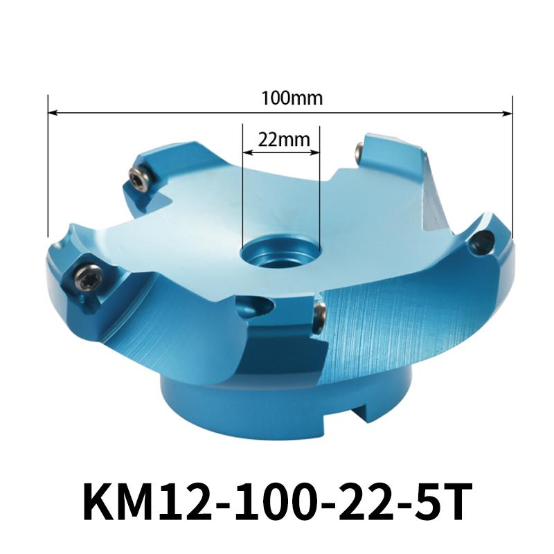 KM12/BAP 400R Face Aluminium Plane Head End Mill Milling Cutter SEKT/APMT Carbide Insert CNC Machine High Hardness Tools