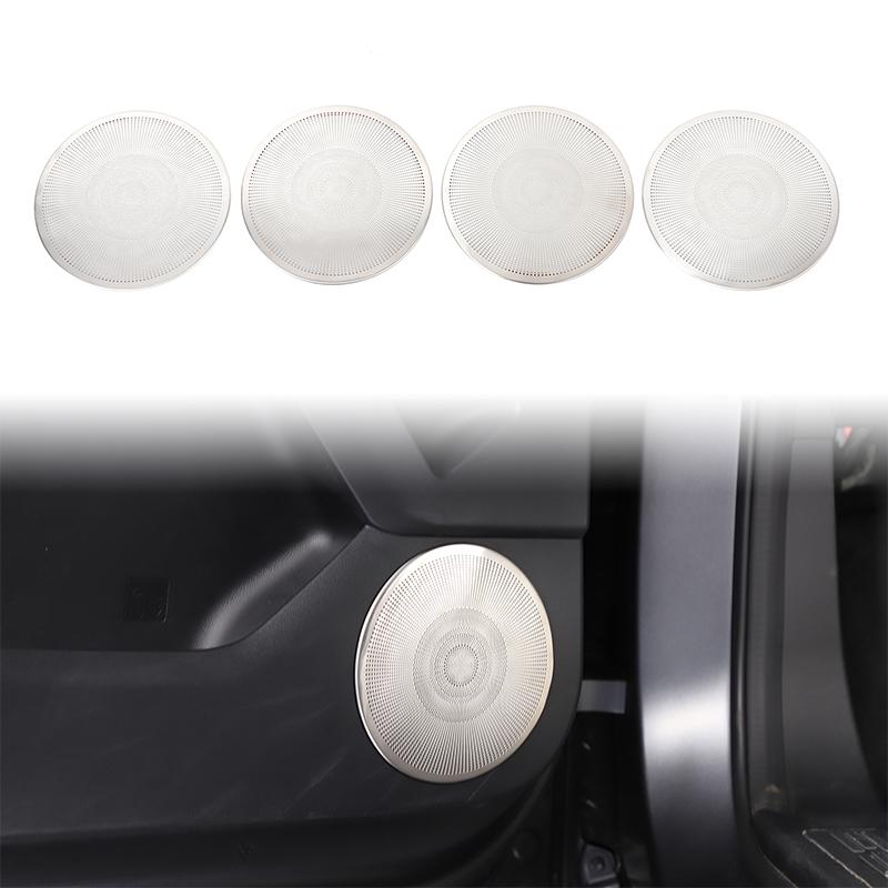 For Great Wall Haval H9 2025 2025 Stainless Steel Silver Car Audio Speaker Cover Door Speaker Cover Horn Trim Accessories