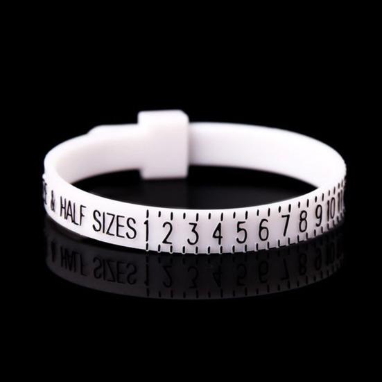 Men Women Ring Sizer Official UK/US Finger Measure Gauge Jewelry Accessories