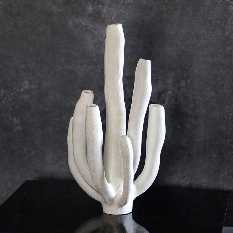 Creative Coral Tube Handicraft: Modern Marine Art for Home or Office Display