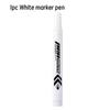 1/6 Pcs White Marker Paint Pens Waterproof Rubber Permanent Marker Pen Car Tyre Tread Environmental Tire Painting Dot Markers