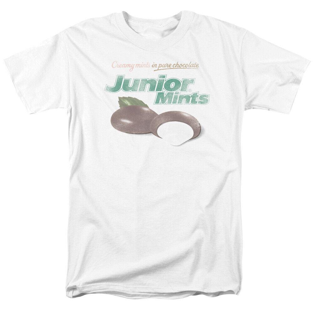 

Белая футболка унисекс Junior Mints Logo Mint Chocolate Candy
