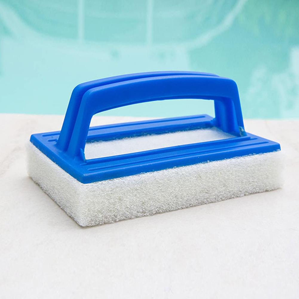 Pool Wall Cleaning Brush with Handle Sponge Brush Pools Cleaner Swimming Pool Cleaning Tool for Pool Tile Grout Walls