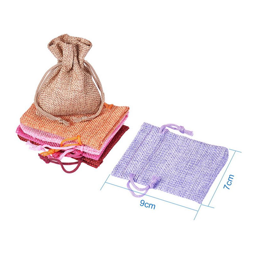 15 Colors Cute Mini Drawstring Bags for Kids Candy Jewelry Storage