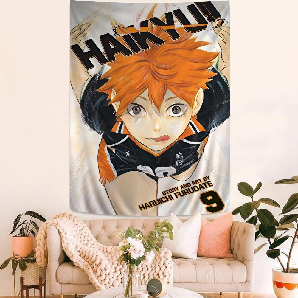 Haikyuu The Movie The Dumpster Battle Wall Tapestry  Sports Anime Aesthetic Energetic Room Decor for Shonen  Sports Fans