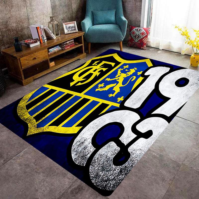 Portugal: Lion Emblem Green Shield carpet Suitable for all seasons floor mats Office chair cushion Fashion Bathroom mat