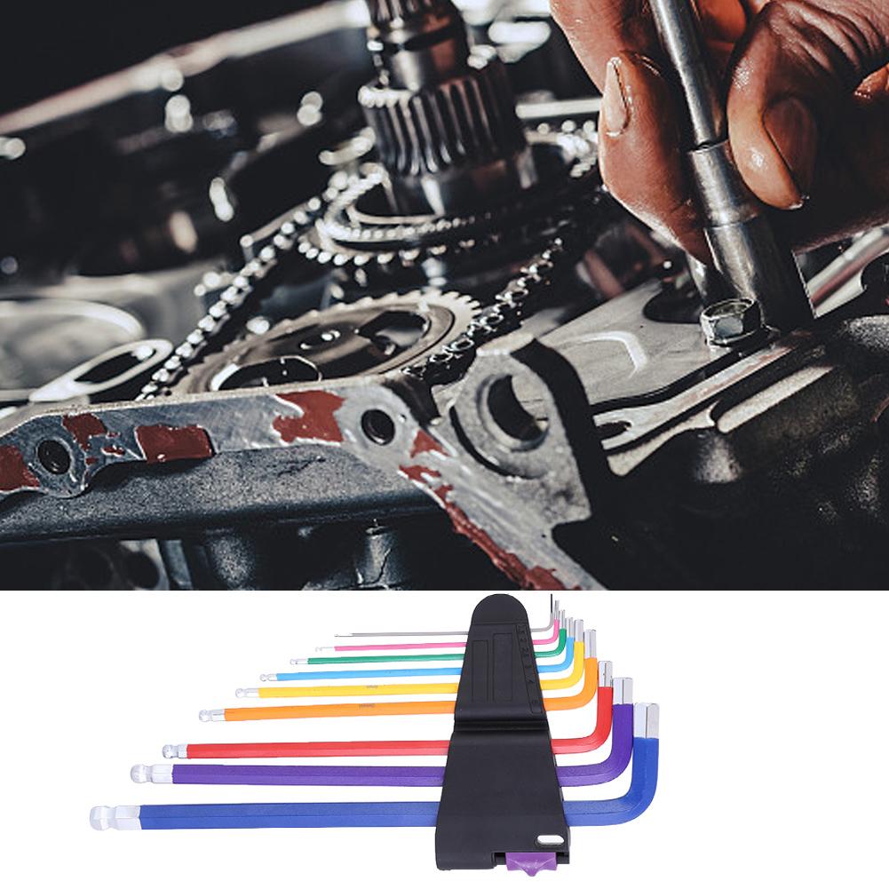 9PCs Hex Socket Wrench Ball Pattern Home Repair Hand Tool for Furniture  Machinery  Musical