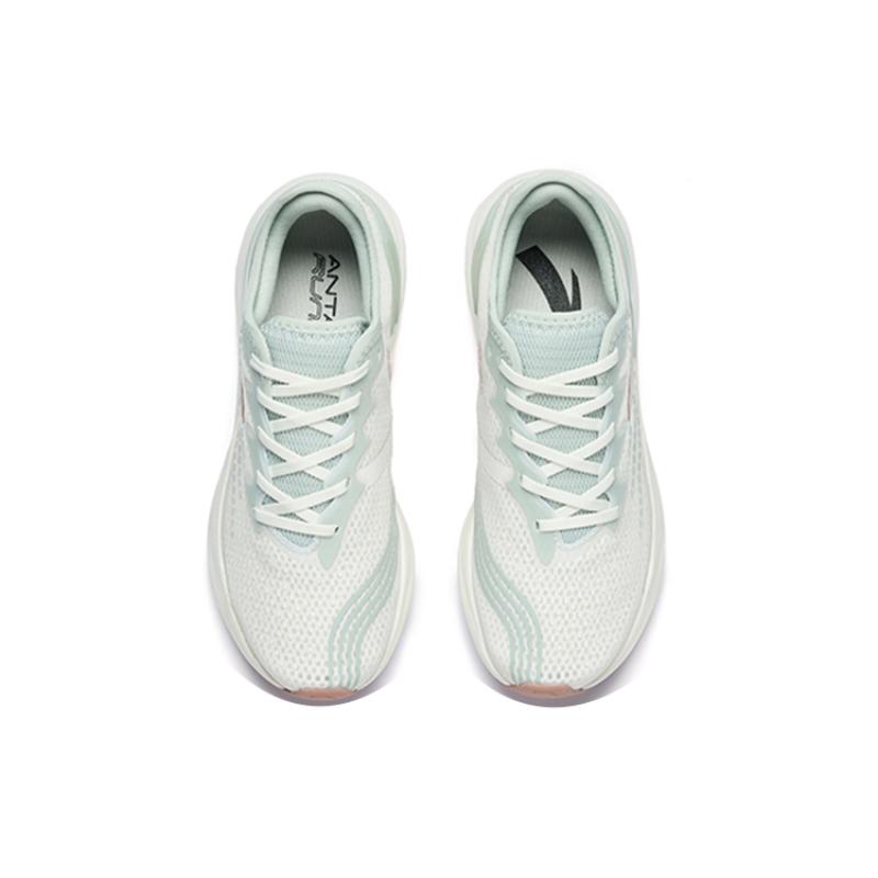 Anta Tron 2.0 Breathable Low-Top Running Shoes Women's White Gray Green Sneakers 122225586S-4