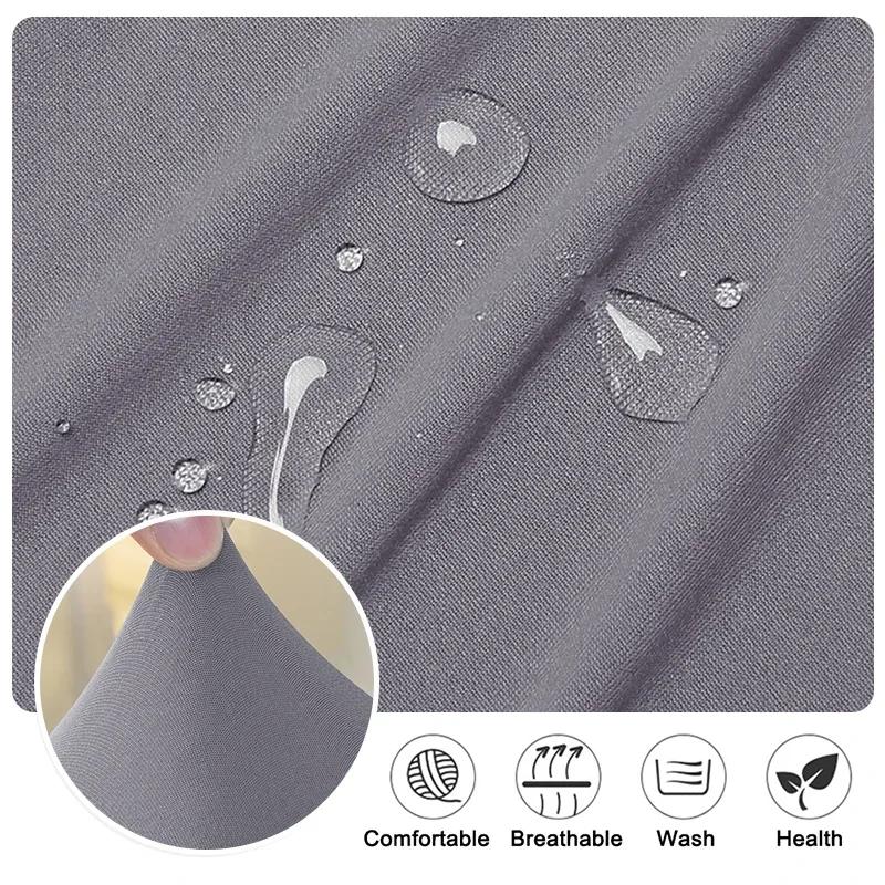 Solid Color Tub Chair Cover Water Repellent Elastic Club Sofa Covers Stretch Relax Single Armchair Slipcover For Bar Counter