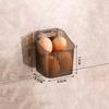 1 Pcs Kitchen Garlic Ginger And Onion Transparent Storage Basket Wall-Hanging Small Wall-Mounted Storage Box Storage Rack