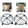 Plant Stand with Wheels Heavy Duty Plant Stand with Universal Wheels Round Pots Trolley for Indoor Outdoor Plant