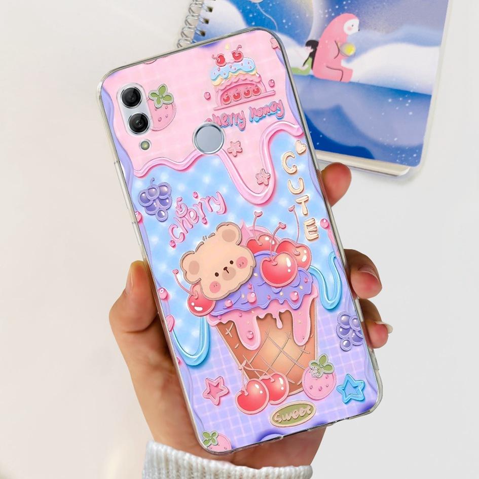 Für Honor 10 Lite Hülle HRY-LX1 HRY-LX2 Abdeckung Mode Schmetterling Transparentes Silikon Hüllen Für Honor 10 10i Honor10 Bumper