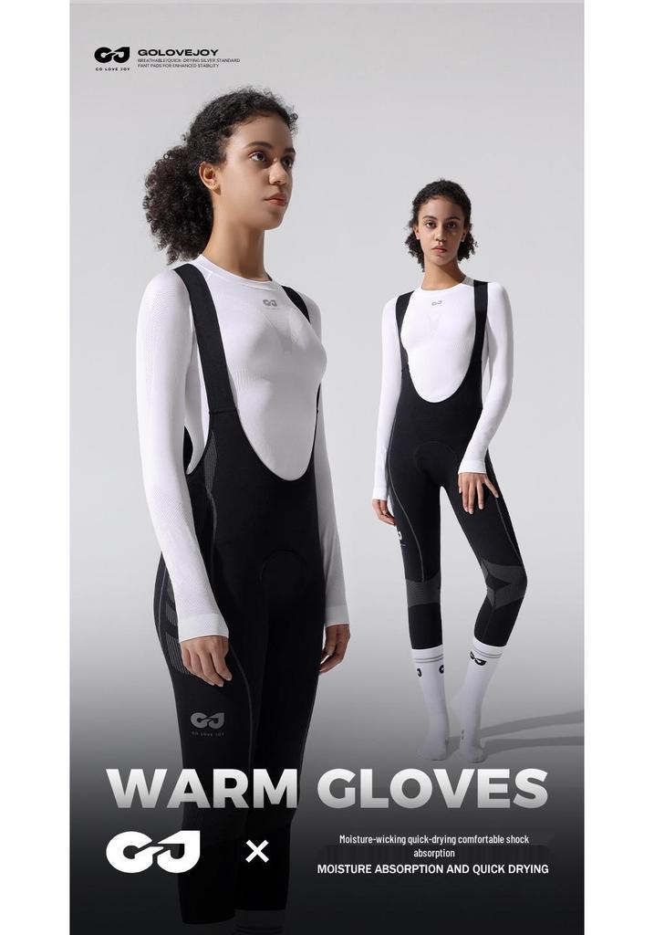 Women's Spring/Autumn Three-Layer Padded Cycling Bib Pants - Dynamic Series