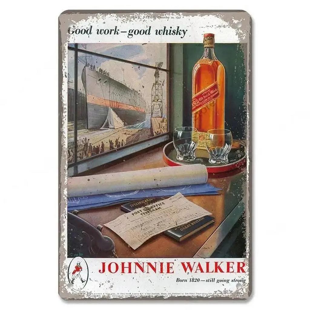 Plaque Metal Tin Signs Captain Bacardi Wall Decoration Vintage Art Posters Iron Painting for Man Cave Home Cafe Garden Club B