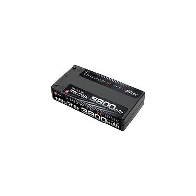 HighTec X-Power R-Spec 2S 3800mAh 7.4V Li-Po Battery 100C/200C T-Connector RC Electric