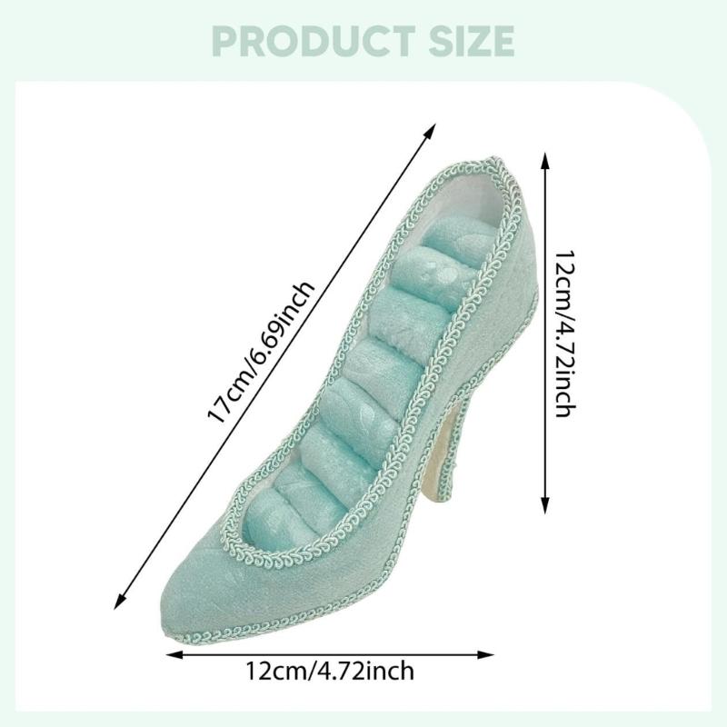 Creative High Heel Shoe Resin Jewelry Display Stand Suitable for Earrings Necklaces Rings Bracelets Home Decorating