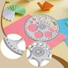 Round Protractor Full Circle Template, Versatile, Professional, Degree Stencil Painting