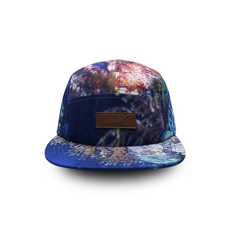 Custom Lightweight Breathable Recycled Nylon Polyester 7/8 Panel Trail Running Hats Quick Dry 5 Panel Camp Cap for Men Women 58cm