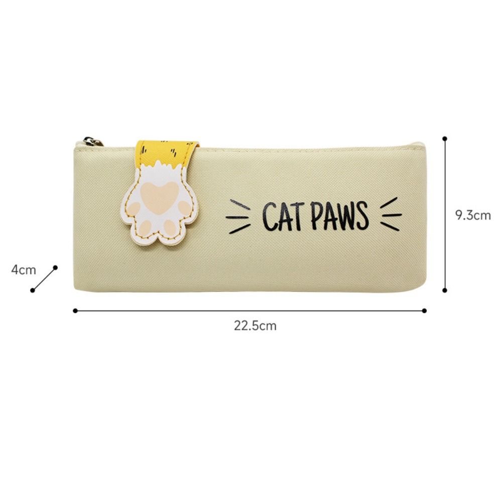 

Cat s Paw Cartoon Pencil Case Large Capacity Pencil Pouch Creative Stationery Storage Bag Student