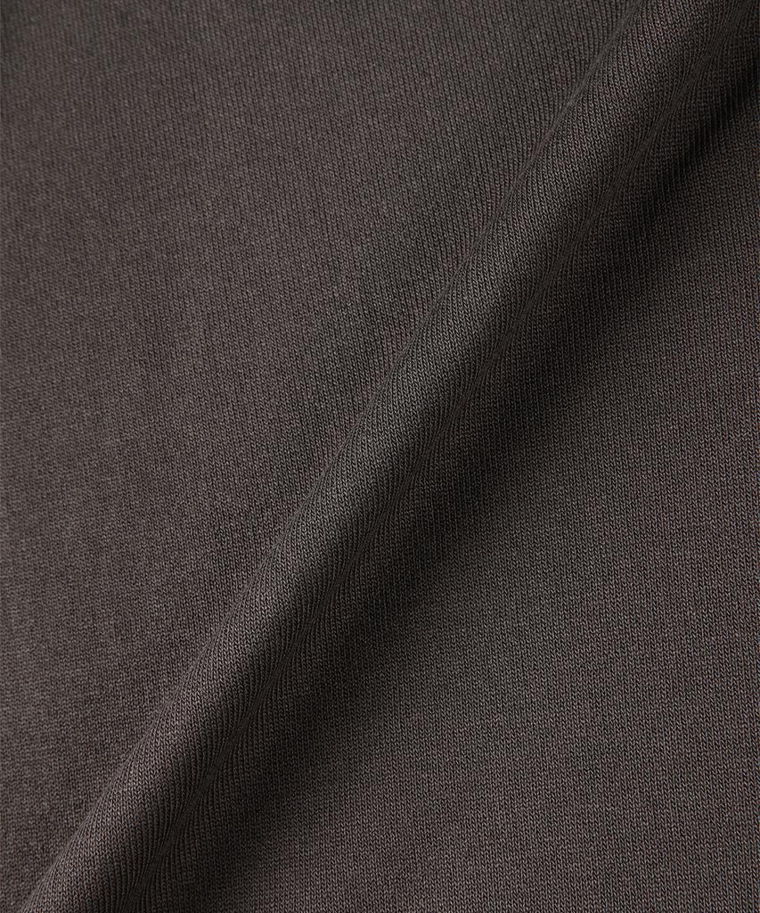 PANICALE Charcoal Half-Zip Polo Knit