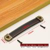 Cowhide Leather Handles | Furniture Cabinet/Door/Wardrobe/Drawer Pulls | For Wooden Boxes & Gift Boxes