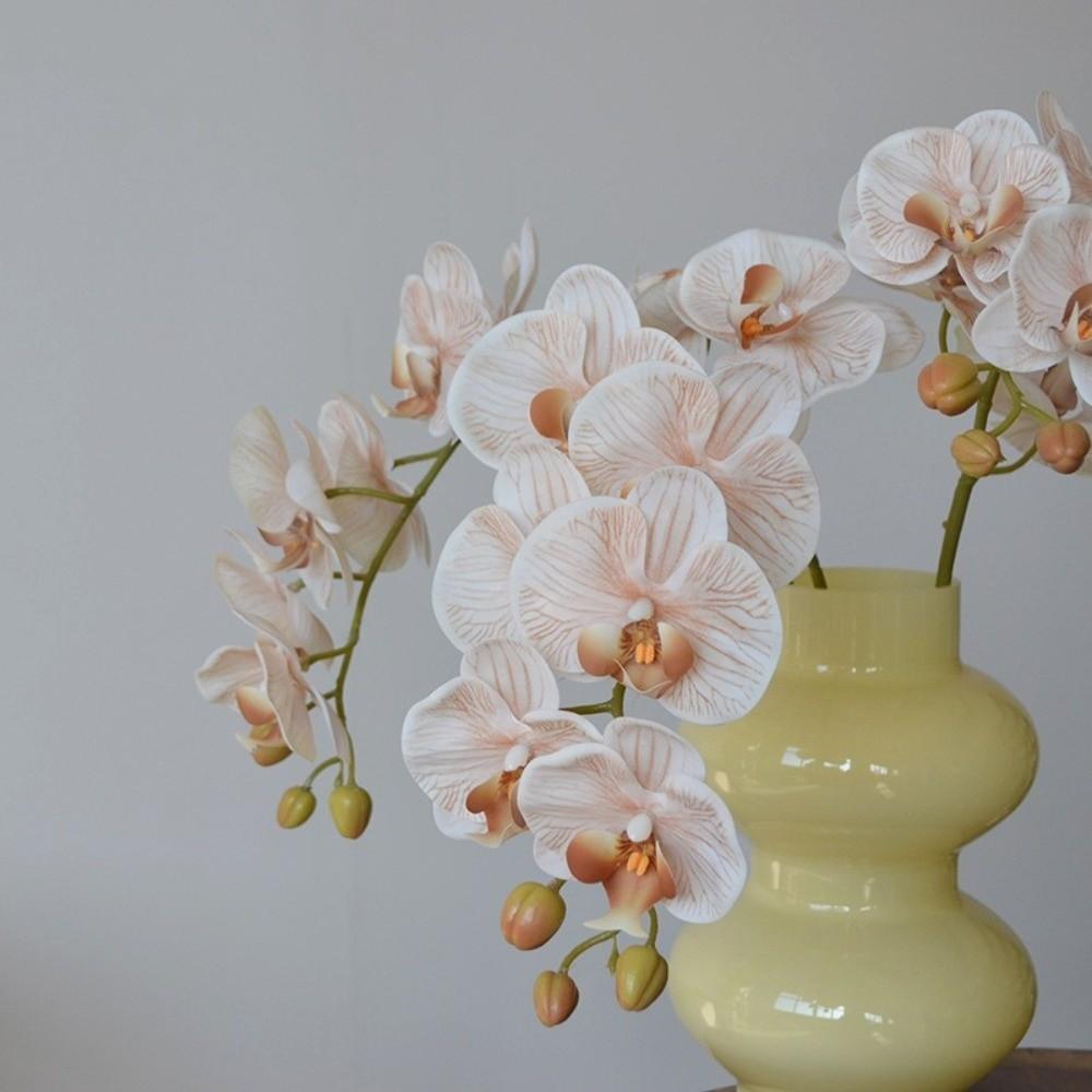 Einzelner Ast Simulation Schmetterlingsorchidee Mottenorchidee Plastikblumenstrauß Heimdekoration