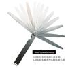 Integrated Thread Gauge: 55° British, 60° Metric, Metric-British, American Tooth Gauge.