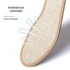 Unisex Antibacterial Breathable Deodorant Linen Insoles - Sweat-Absorbent, Odor-Resistant, Comfortable, Soft for Military Training & All Seasons