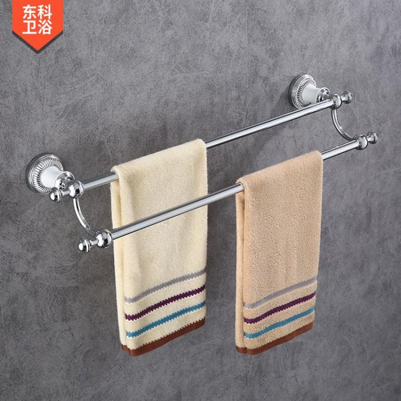 Chrome Bathroom Towel Rack Set