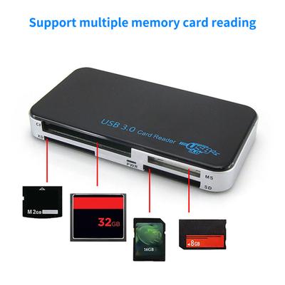 Memory Card Reader High-speed Transmission Multifunctional Hot Swap All In 1 Mini MS