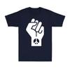 Fist Peace Love Anti War Peace Lover Gift Novelty Vintage Unisexs Cotton TShirt
