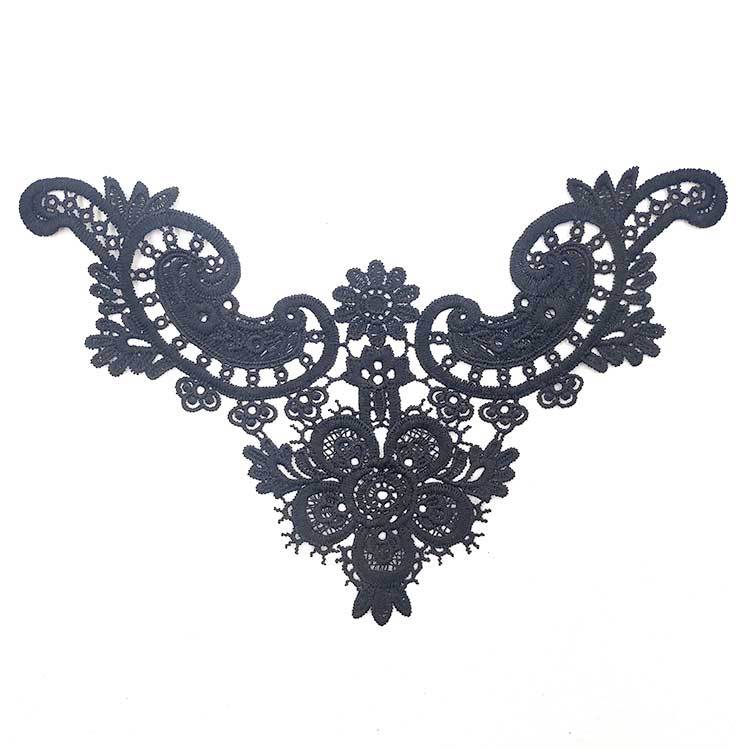 Water-Soluble Lace Collar, Three-Dimensional Hollow, Embroidery, Corsage, Sleeve Flower, Milk Silk, Three-Piece Set, Fake Collar.