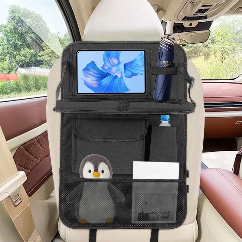 Car Storage Organizer Back Seat Backseat Car Organizers And Storage Travel Accessories With Tablet Holder Multiple Pockets