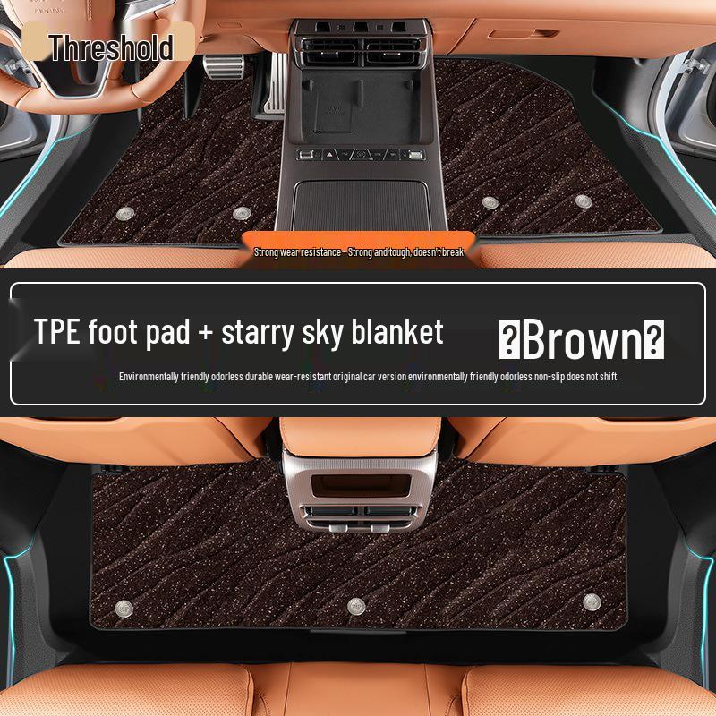 2025 BYD Han L EV/DMP TPE Floor Mats Full Coverage Interior Modification