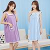 Women's Soft Absorbent Coral Fleece Bath Skirt and Towel Robe