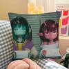 pc MILKY SSUBWAY Anime Movie Pillow Case Fashion Square Pillowcase Bedroom Sofa Room Ins Decoration Leisure