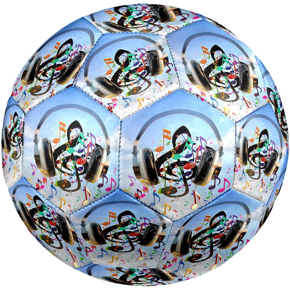 1pc Music Air Size 5 Soccer Ball Professional Match Training Football Indoor &Outdoor Sports Ball Lightweight Durable c6520