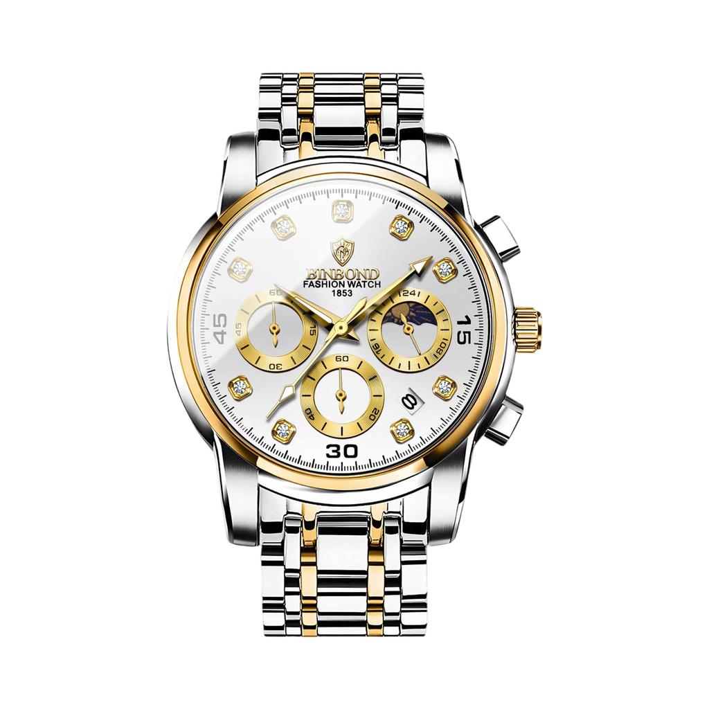 Men's Waterproof Luminous Running Alarm Clock Watch