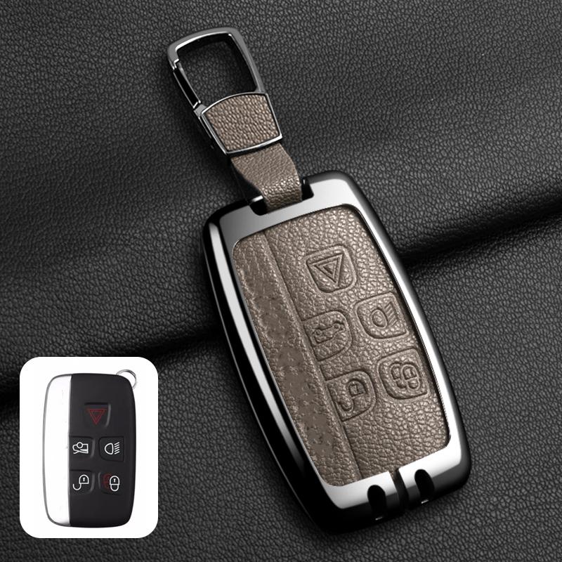 Suitable Zinc Alloy Car Key Case Cover Remote Protect Shell for Land Rover Range Rover Evoque Discovery Sport Velar Accessories