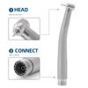 Dental High Speed Low Speed Handpiece Kit 2/4 Holes Standard Head Push Button Single Water Spray Contra Angle Air Motor Straight