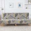 Milk Silk Elastic Sofa Cover Slipcover Furniture Protector Dustproof Stretchable No Armrest Full Coverage
