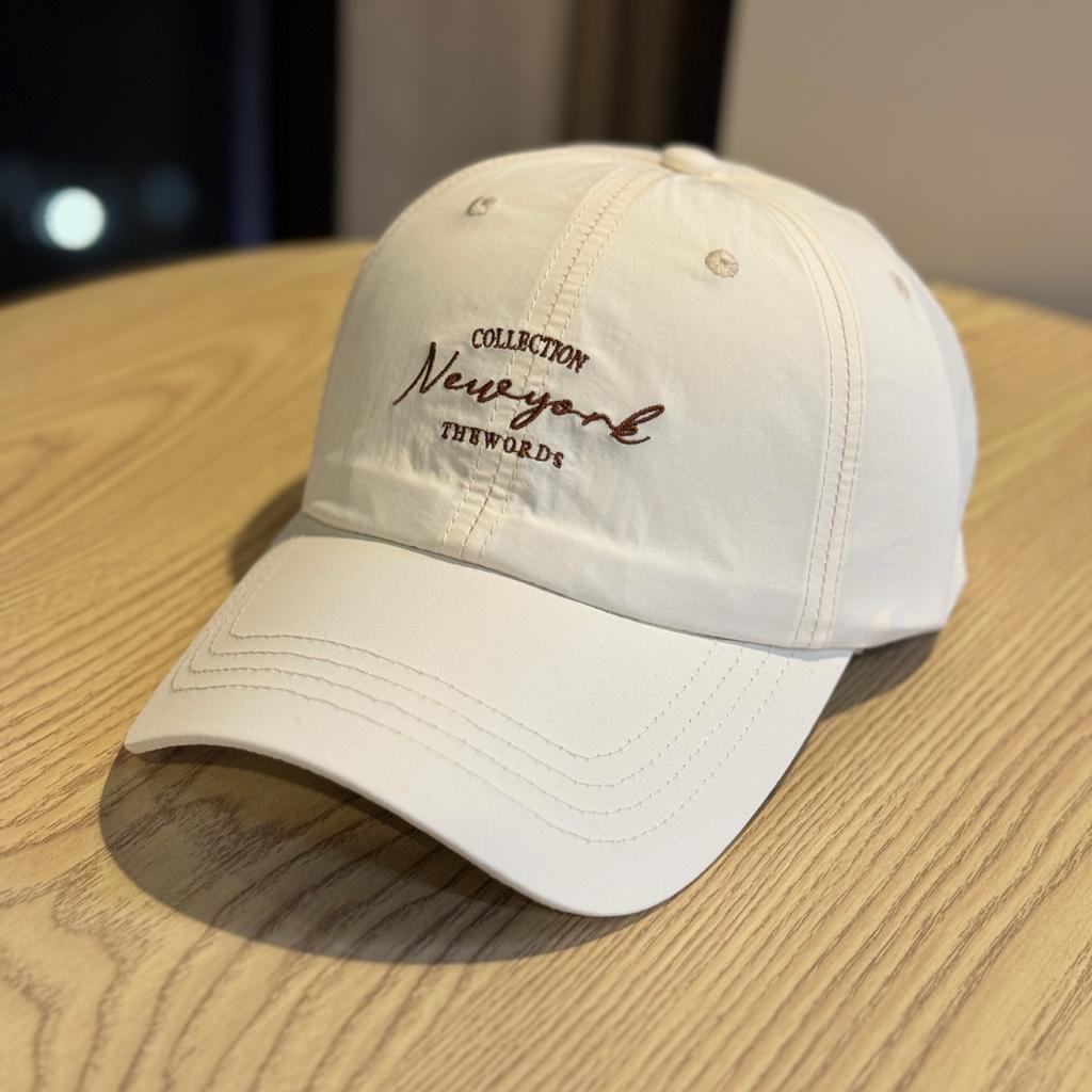 New American retro street baseball cap2026Quick-drying women's deep-top large-brimmed baseball cap that makes the face look smaller