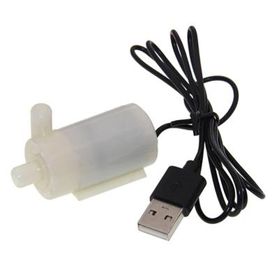 Mini bomba de agua sumergible Micro USB para peceras, fuente de acuario, Motor DC