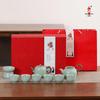 Hand-painted Celadon Dragon Tea Set